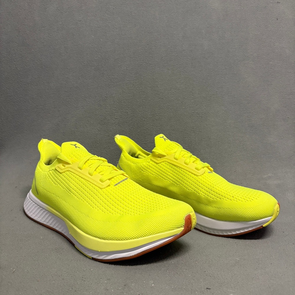 FLUX Adapt Runner Mens 10 Neon Yellow Excellent Lightweight Mesh Sneakers